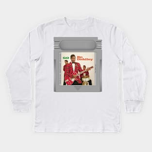 Bo Diddley Game Cartridge Kids Long Sleeve T-Shirt